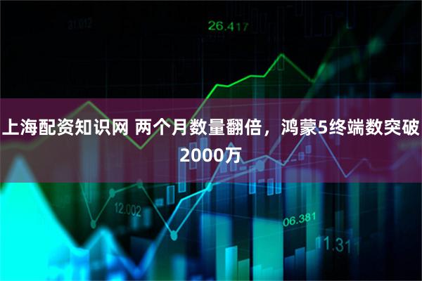 上海配资知识网 两个月数量翻倍，鸿蒙5终端数突破2000万